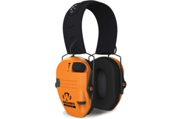 Image of Walkers Razor Digital Slim Electronic Low-Profile Headband Ear Muff w/2 Microphones, 23 dB, Blaze Orange, GWP-RSEM-BLZ