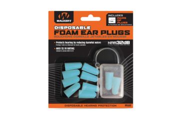Image of Walkers Foam Ear Plugs 10Pk Blister - Teal, GWP-FP5PK-TL