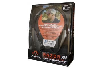 Image of DEMO Walkers Game Ear Razor XV Digital Ear Bud Hearing Enhancement Headset W/Bluetooth, 31 Db, Flat Dark Earth, GWP-NHE-BT-DEMO