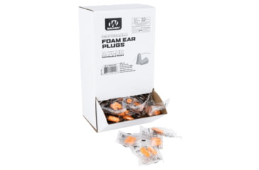 Image of Walkers GWP-SF-FOAMPLUG200BX Foam Ear Plugs 32 DB Earbuds Orange Adult 200 Per