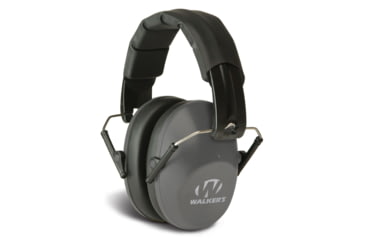 Image of Walkers GWPFPM1GY Pro Low Profile Folding Earmuff 22 DB Gray