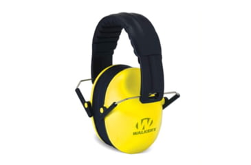 Image of Walkers Baby &amp; Kids Passive Protection Folding Ear Muffs, 23 dB NRR, Yellow, GWP-FKDM-YL