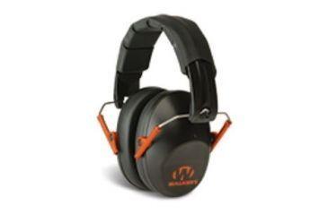 Image of Walkers Pro-Low Profile Folding Muff, Clam Pack, Black/Orange GWP-FPM1-BKO