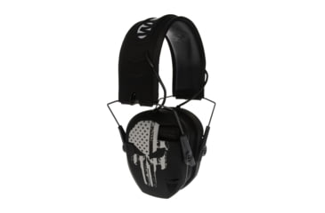 Image of Walkers Razor Freedom Series Ear Muffs, 23 dB NRR, Black Punisher, GWP-RSEMFS-PUN
