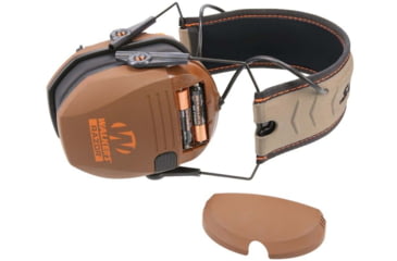 Image of Walkers Razor Slim Electronic Muff, Brown, GWP-RSEM-LEB