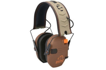 Image of Walkers Razor Slim Electronic Muff, Brown, GWP-RSEM-LEB