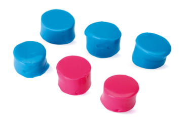 Image of Walkers Silicon Putty Ear Plugs, 32 dB NRR, Pink/Teal, GWP-SILPLG-PKTL