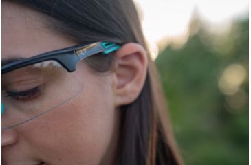 Image of Walkers Teal Shooting Glasses - Clear Lenses, GWP-TLSGL-CLR