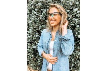 Image of Walkers Teal Shooting Glasses - Clear Lenses, GWP-TLSGL-CLR