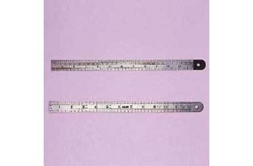 Image of Walter Stern 12-Inch Two-Sided Ruler 605-070 Ruler Flexible Stls Steel 12IN