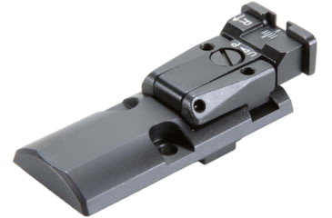 Image of Walther Q-Series Serrated Rear Sight Plate, Black, 2853809