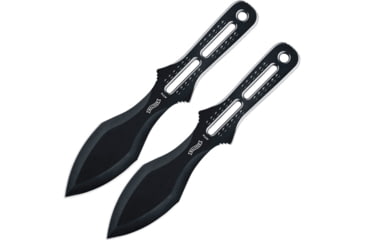 Image of Walther ATK Advanced Throwing Knife, 5.5 black coated 420 stainless blade, Black steel handle, 5.0730-US