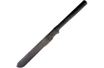 Image of Walther MachTac 3 Fixed Blade Knife, 15in, Stainless Steel, Standard Edge, Black Synthetic Handle WAL50763