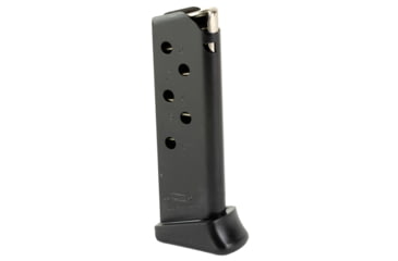 Image of Walther PPK, .380 ACP, 6 Round Finger Rest Base Plate Pistol Magazine, Black, 2246026