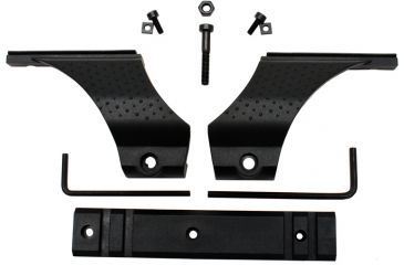 Image of Walther Mounting Rails, Laser P22 Bridge Mount Style Black Finish, 1in. High 106781