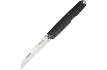 Image of Walther MPK Modern Prestige Folding Knife, 3.88in Closed, 3in Satin 440C SS Wharncliffe Blade, Black Textured Polymer Handle, Pocket Clip, Black Nylon Belt Sheath, Black, 5.0791-US