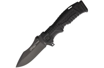 Image of Walther P99 Linerlock Folding Knife,4in,440 Stainless Steel,Standard Edge,Black Synthetic Handle WAL50749