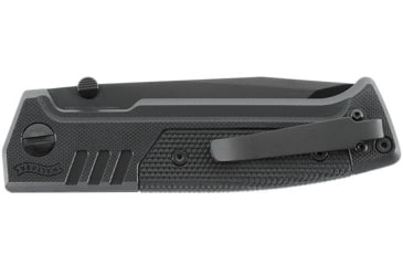 Image of Walther PDP Linerlock Tanto Folding Knife, 3.6in, D2, G10 Handle, Black, 5.0881-US