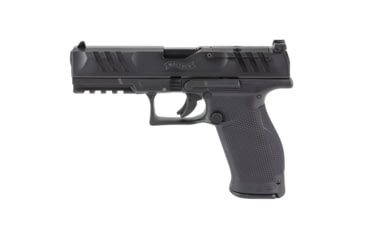 Image of Walther PDP, Striker Fired, Semi-automatic, Polymer Frame Pistol, Full Size, 9MM, 4.5" Barrel, Black, Adjustable Rear Sight, Optics Ready, 10 Rounds, 2 Magazines, California Compliant, 2891514,