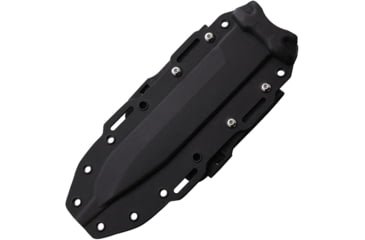 Image of Wander Tactical Centuria Black Fixed Blade Knife, 12.5in Overall, D2 Tool Steel, 7in Black DLC Blade, Blue-Gray Sculpted Micarta Handle, Kydex Sheath, CENTURIA/BLACK