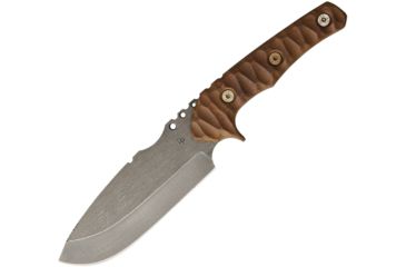 Image of Wander Tactical Uro Hunter Fixed Blade Knife, 6in, D2 Tool Steel, Standard Edge, Drop Point, Brown, Micarta Handle WTK10RG