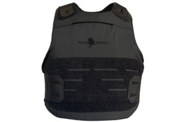 Image of WarBird Ghost Hawk Concealable Armor System with Hoss Level IIIA Ballistics, Black, Medium/Regular, BUSLH3AMRGHB