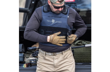 Image of WarBird Ghost Hawk Concealable Armor System with Hoss Level IIIA Ballistics, Navy, Large/Regular, BUSLH3ALRGHN