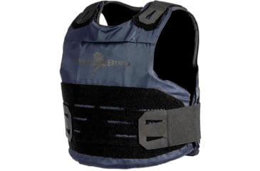 Image of WarBird Ghost Hawk Concealable Armor System with Hoss Level IIIA Ballistics, Navy, Large/Regular, BUSLH3ALRGHN