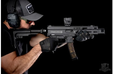 Image of WarBird Intrepid BT-Bluetooth Rechargeable 23dB Earmuffs with Gel Ear Seals, Black, EAINBT