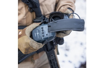 Image of WarBird Intrepid BT-Bluetooth Rechargeable 23dB Earmuffs with Gel Ear Seals, Black, EAINBT