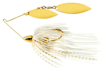 Image of War Eagle Screaming Eagle Spinnerbait 1/2, Double Willow, Gold Frame, White Gold, WE12SEGW01G