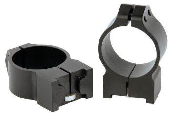Image of Warne Maxima Steel Rings, 30mm, Ruger #1, MINI 14-30 Grooved Receiver, PA, Medium - Matte 14RM