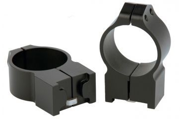 Image of Warne Maxima Steel Rings, 30mm, Ruger #1, MINI 14-30 Grooved Receiver, PA, High - Matte 15RM