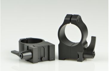 Image of Warne Maxima Steel Rings, 1in, Tikka Grooved Receiver, QD, High - Matte 2TLM