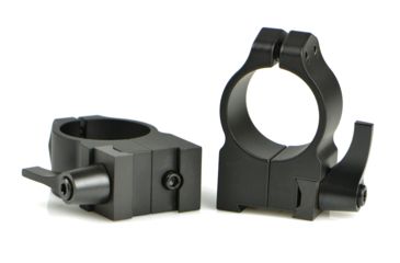 Image of Warne Maxima Steel Rings, 1in, CZ 527 16mm Grooved Receiver, QD, High - Matte 2B11M