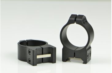 Image of Warne Maxima Steel Rings, 30mm, Weaver/Picatinny, PA, Medium - Matte 214M