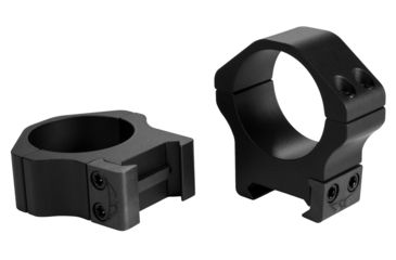 Image of Warne 1 inch, PA, Low Matte Rings, Black, 500M