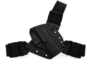 Image of Warne Chest Rig Holster, Black, Right Hand, S&amp;W M&amp;P 4.25 9, 40 Compact, 9374