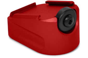 Image of Warne CZ 75 Extended Magazine Base Pad, 9mm, 0-Round, Red, 3005-0RD