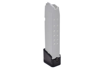 Image of Warne Glock 43 9mm Magazine Extension, Capacity +2, Black, MEG43-2BLK