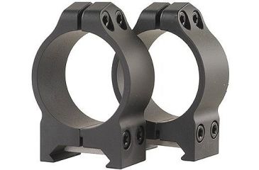 Image of Warne Maxima Steel Rings, 30mm, Weaver/Picatinny, PA, High - Matte 215M
