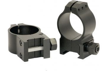 Image of Warne Tactical Rings, 30mm, Weaver/Picatinny Base, High - Matte 615M