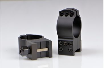 Image of Warne Tactical Rings, 30mm, Weaver/Picatinny Base, High - Matte 615M