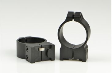 Image of Warne Maxima Steel Rings, 30mm, Ruger #1, MINI 14-30 Grooved Receiver, PA, Medium - Matte 14RM