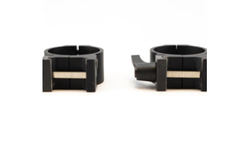 Image of Warne Maxima Steel Rings, 30mm, Weaver/Picatinny, QD, Low - Matte 213LM