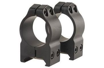 Image of Warne Maxima Steel Rings, 1in, Weaver/Picatinny, PA, Medium - Matte 201M