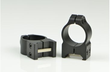 Image of Warne Maxima Steel Rings, 1in, Weaver/Picatinny, PA, Medium - Matte 201M