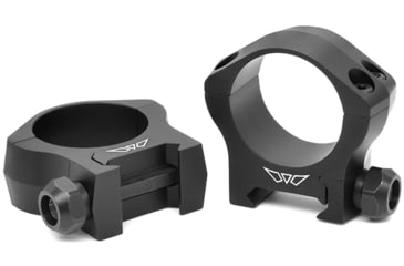 Image of Warne Mountain Tech Scope Rings, Low, 30mm, Black, Medium, 230-00048-02