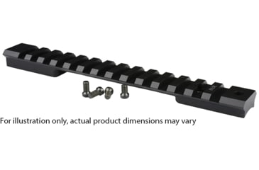 Image of Warne Mountain Tech Tactical Rail for Savage, Short Action, 20MOA, 8-40 Screws, Black, 7664-20MOA