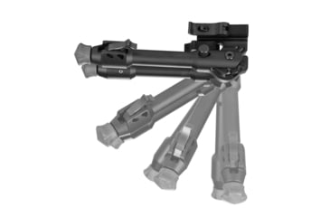 Image of Warne Precision Bipod, Matte Black, M-LOK QD, 7904M